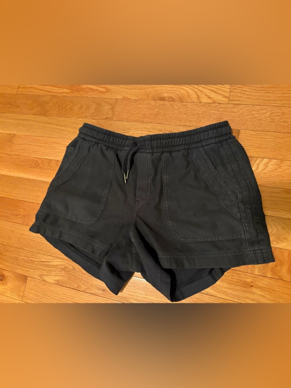 Athleta Black Farallon Athletic Drawstring Shorts 2